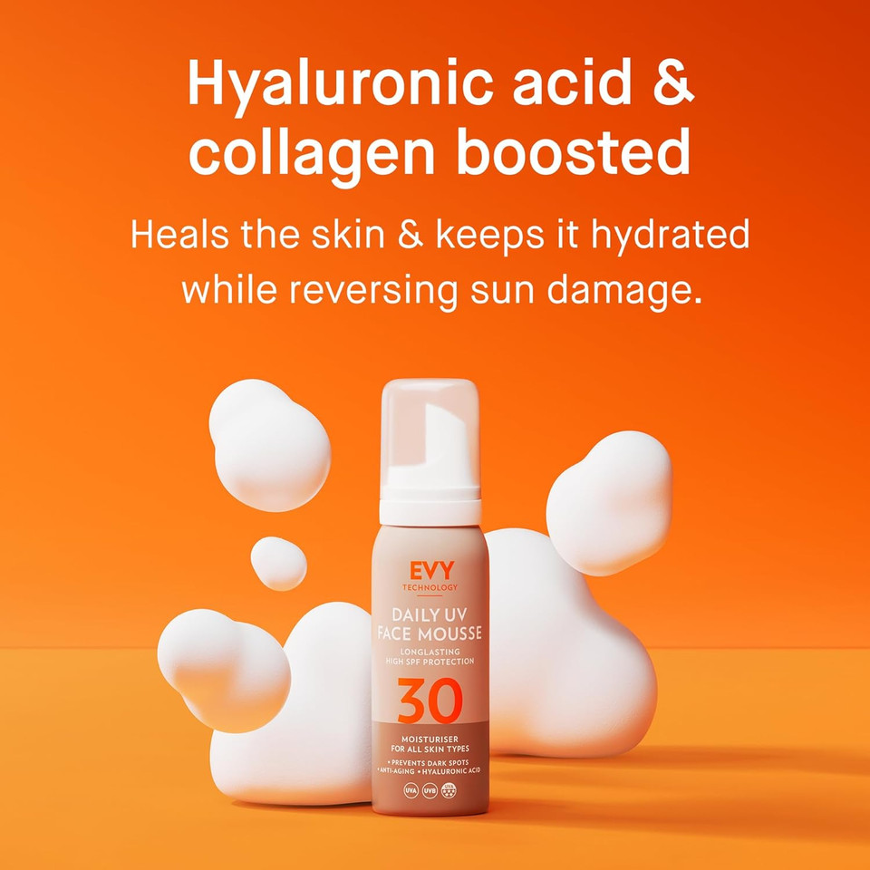 Evy Sunscreen Daily UV Face Mousse SPF30 75ml