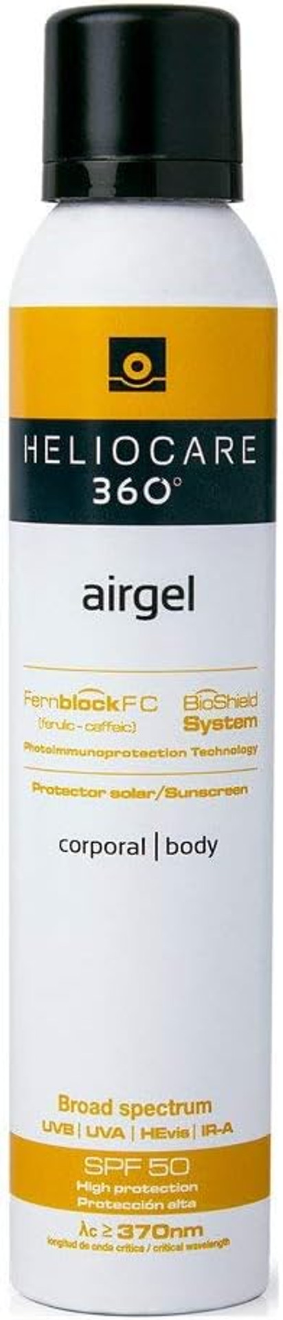 Heliocare 360 airgel f.d. Body spf 50 200 ml gel
