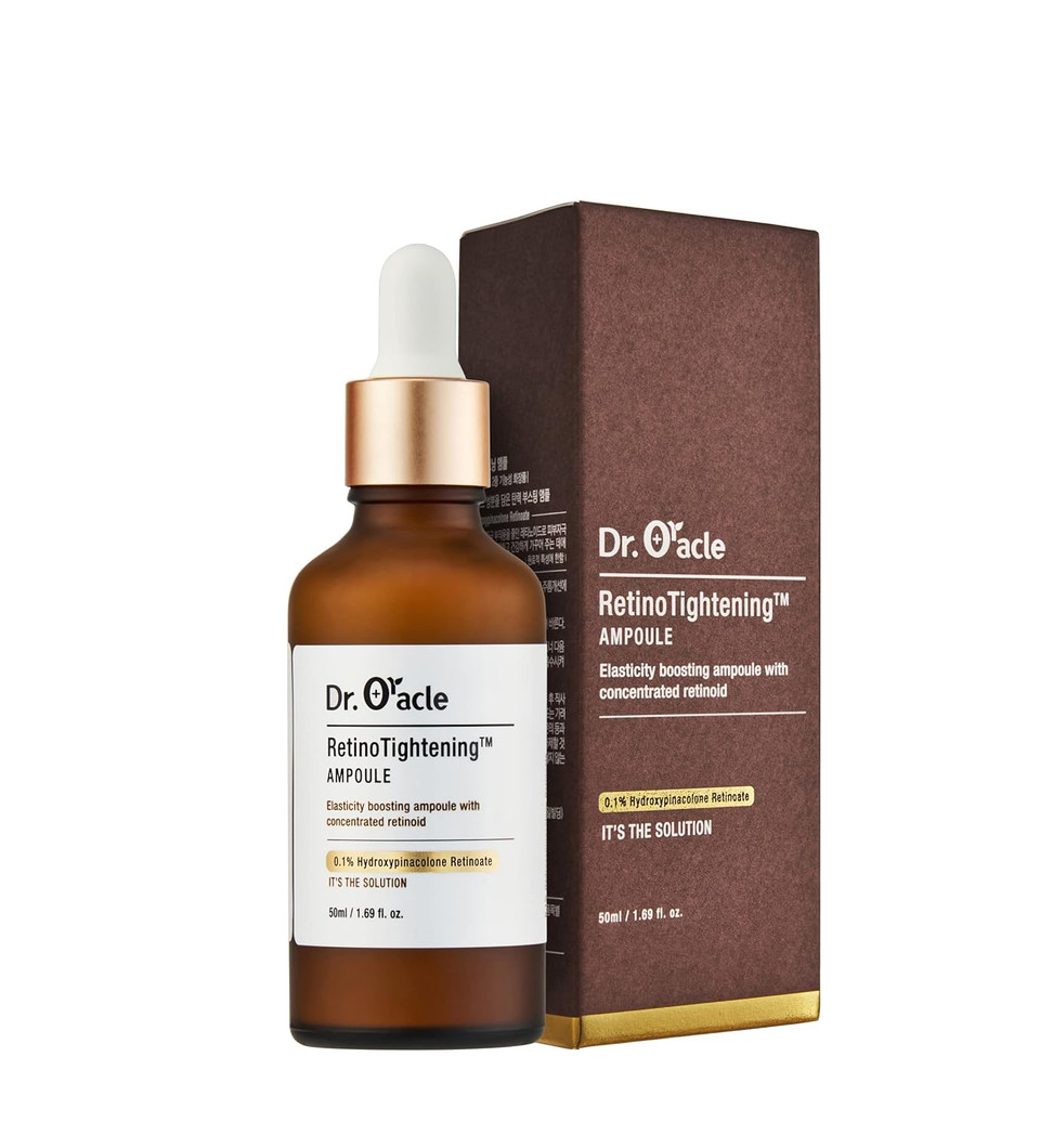 Dr.Oracle RetinoTightening Ampoule for elasticity boosting with concentrated retinoid(1.69 FL .OZ.) Korean Beauty, Dermatologist Tested