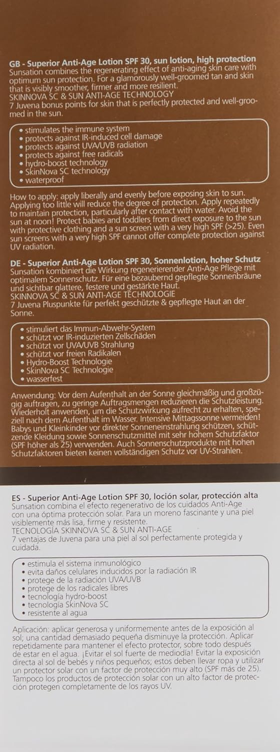 Juvena SPF30 Superior Anti-Age Lotion 150 ml