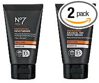 (2 PACK) No7 Men Energising Moisturiser SPF 15 x 50ml & Energising Gradual Tan Moisturiser SPF 15 x 50ml by No7 Men
