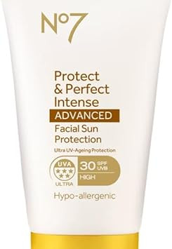 NO7 Protect and Perfect Intense Facial Sun Protection 30spf HIGH