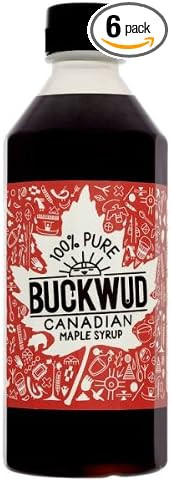 Buckwud Canadian Maple Syrup 6x620g