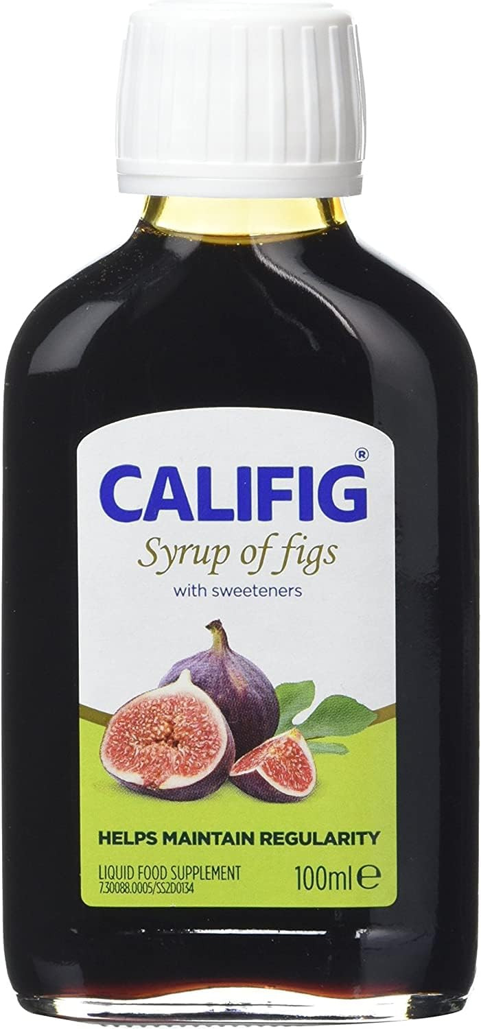 THREE PACKS of Califig Syrup Of Figs 100ml by Califig