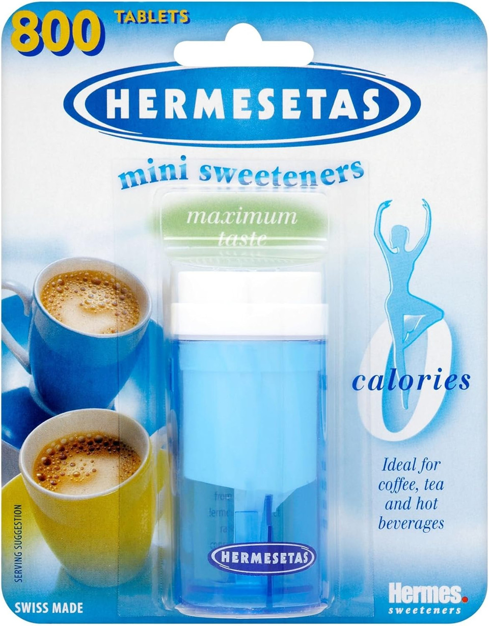 12 x Hermesetas Mini Sweeteners 800 Tablets