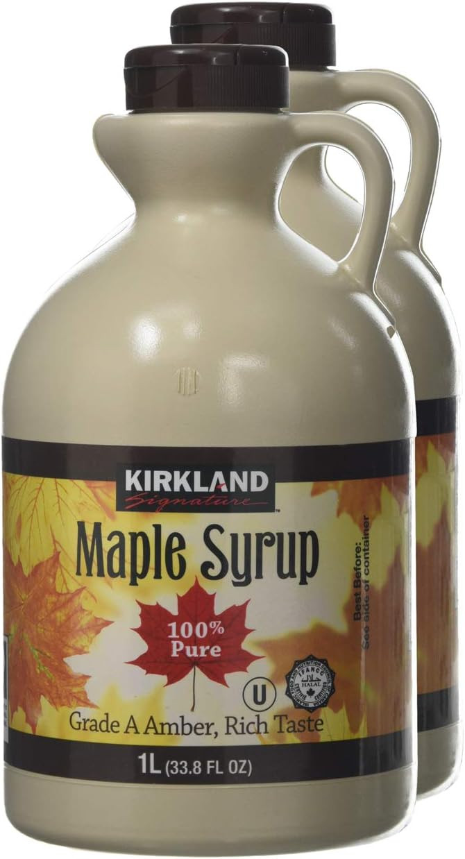 Kirkland Maple Syrup - 2 x 1Ltr