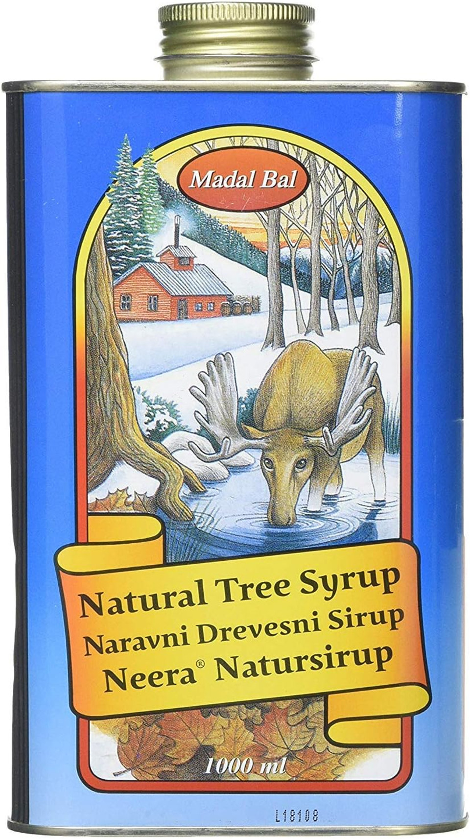 Madal Bal Natural Tree Syrup Lemon Detox 1000ml + PSN Apple Cider Vinegar with The Mother 500ml