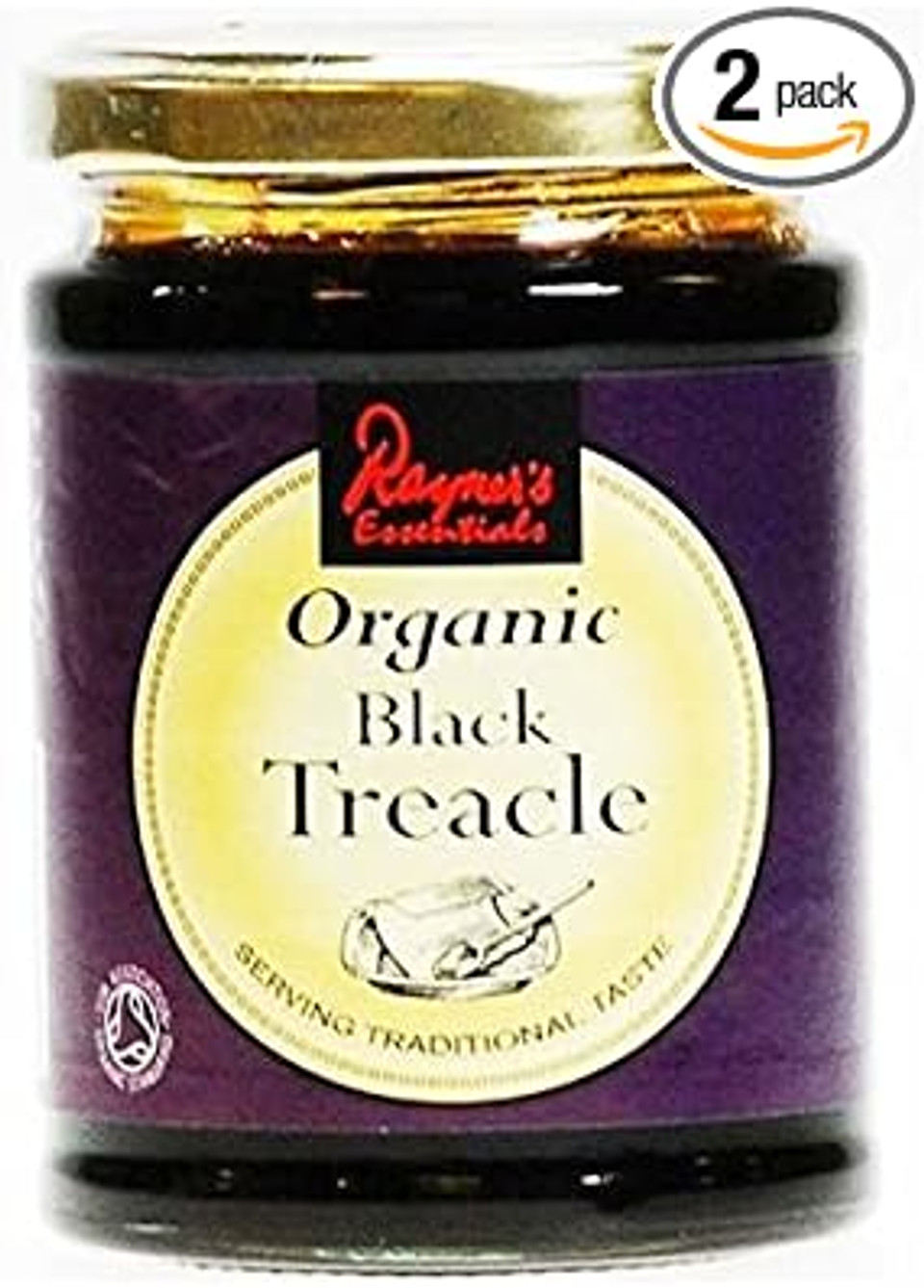 2 Pack x Org Black Treacle (340g) - Rayners Essentials