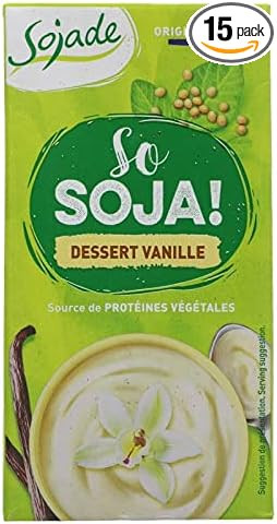 SOJADE | Vanilla Custard Style Dessert | 15 x 530ml (UK)