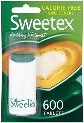 Sweetex Calorie Free Sweeteners 600 per Pack - Pack of 6