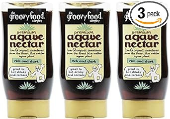 (3 PACK) - Groovy Food - Groovy Dark Agave Nectar | 250ml | 3 PACK BUNDLE