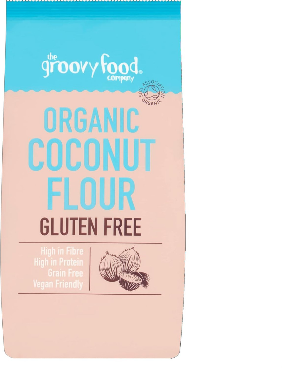 The Groovy Food Company Organic Coconut Flour 500g (Pack of 3)