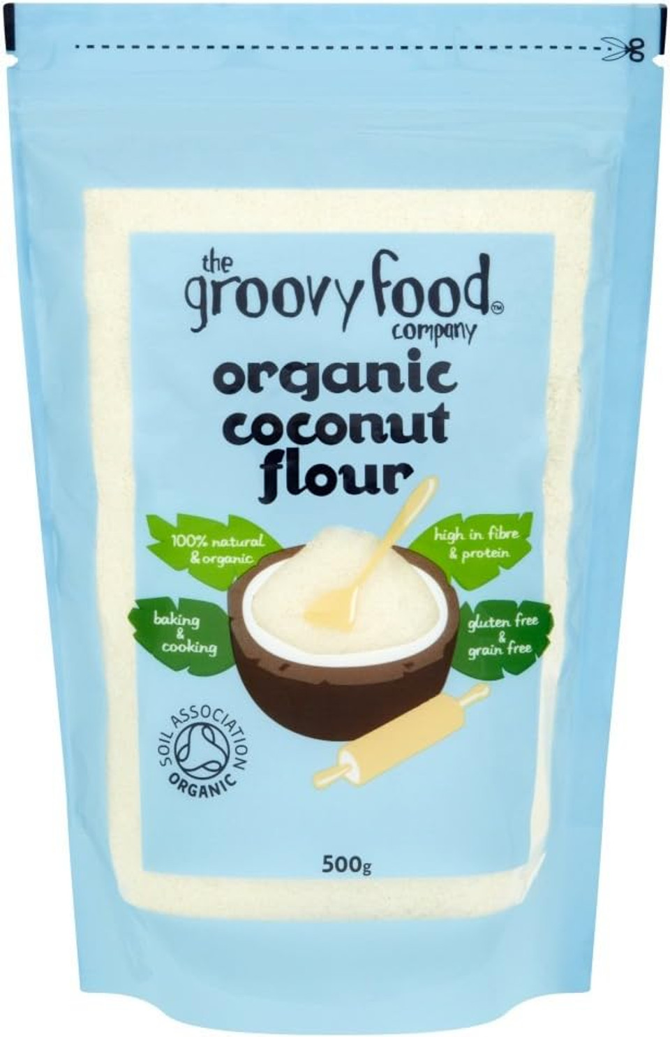 The Groovy Food Company Organic Coconut Flour, 500 g