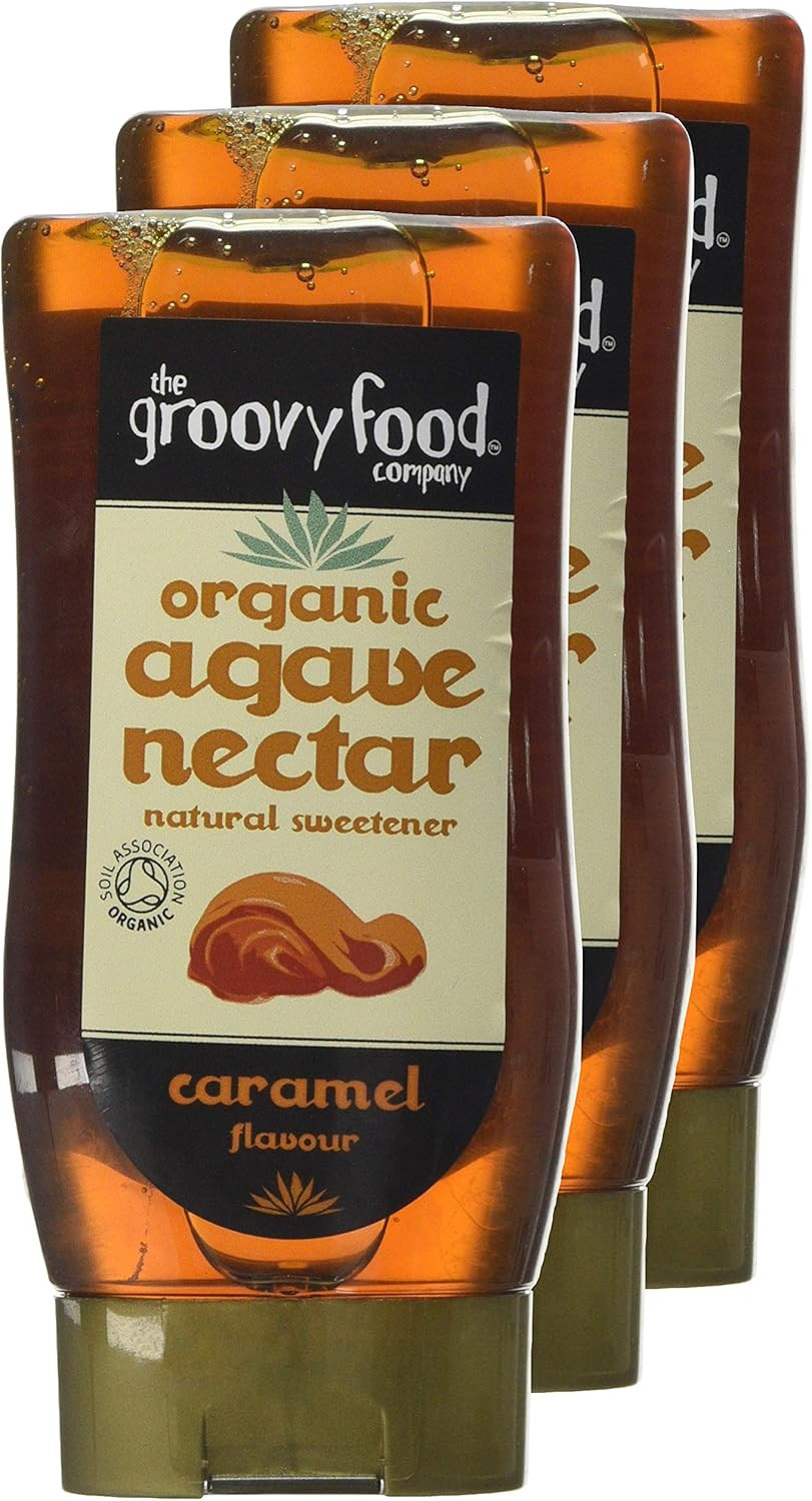 Groovy Food Company Organic Agave Nectar, Cinnamon, 250 ml, (Pack of 3)