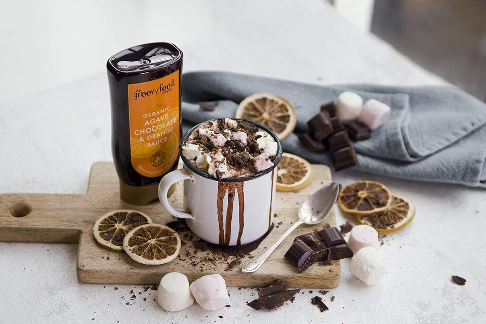 Groovy Food Company Organic Agave Chocolate Orange Sauce, 250ml