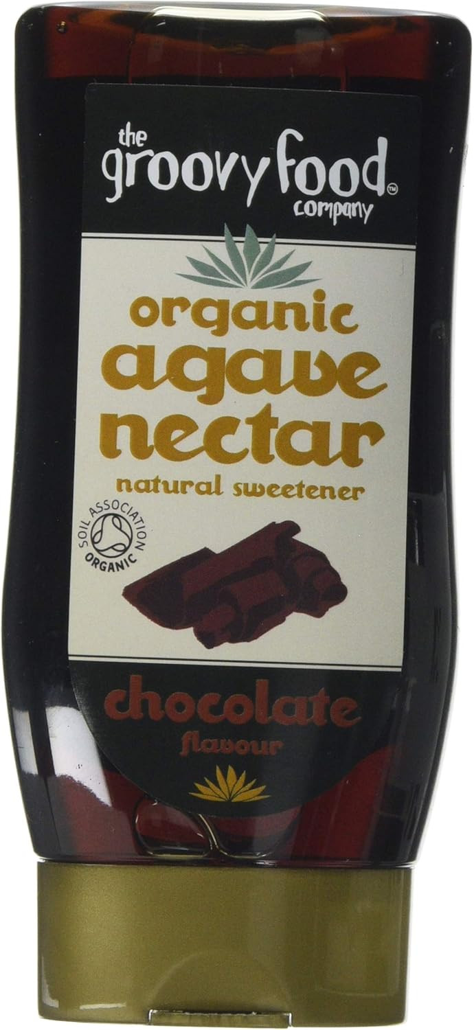 Groovy Food Company Organic Agave Nectar Chocolate Flavour , 250 mililiters, (Pack of 3)