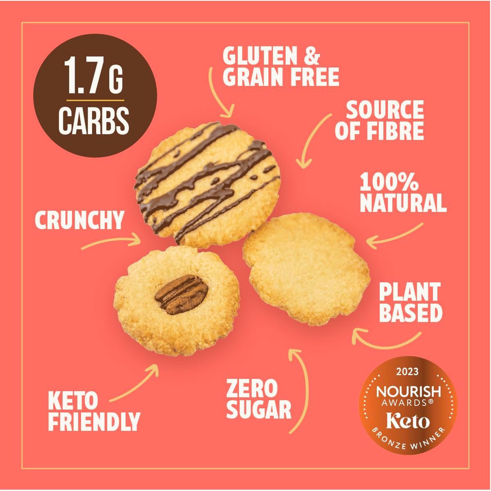 GO-LOW Keto Brownie Mix 0.8g Carbs, Sugar-Free & Diabetic-Friendly. Made with Raw Cacao & Almond Flour  Gluten-Free, Vegan & Paleo. No Additives, Just Wholefood Ingredients  Easy-Bake Fudgy Brownies