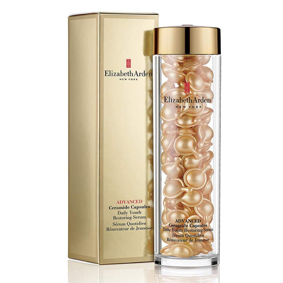Elizabeth Arden Anti-Aging Ceramide Capsules Serum, Advanced Daily Youth Restoring Serum90 Count (Pack Of 1)
