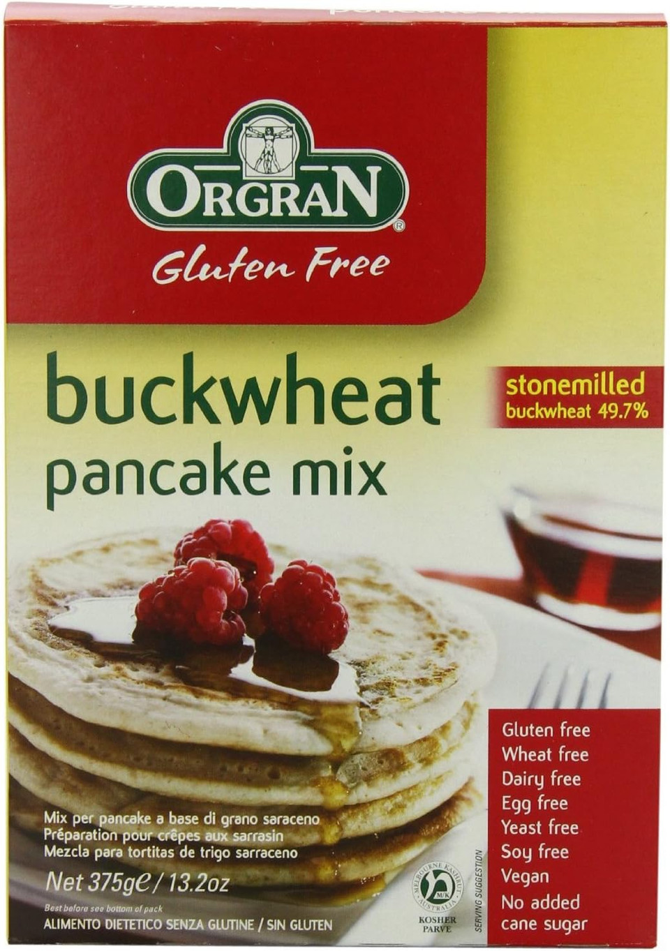 Buckwheat Pancake Mix (375g) - x 4 Units Deal