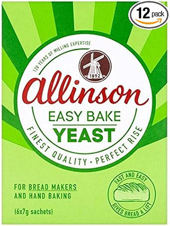 Allinson Easy Bake Yeast 6 x 7g - Pack of 2