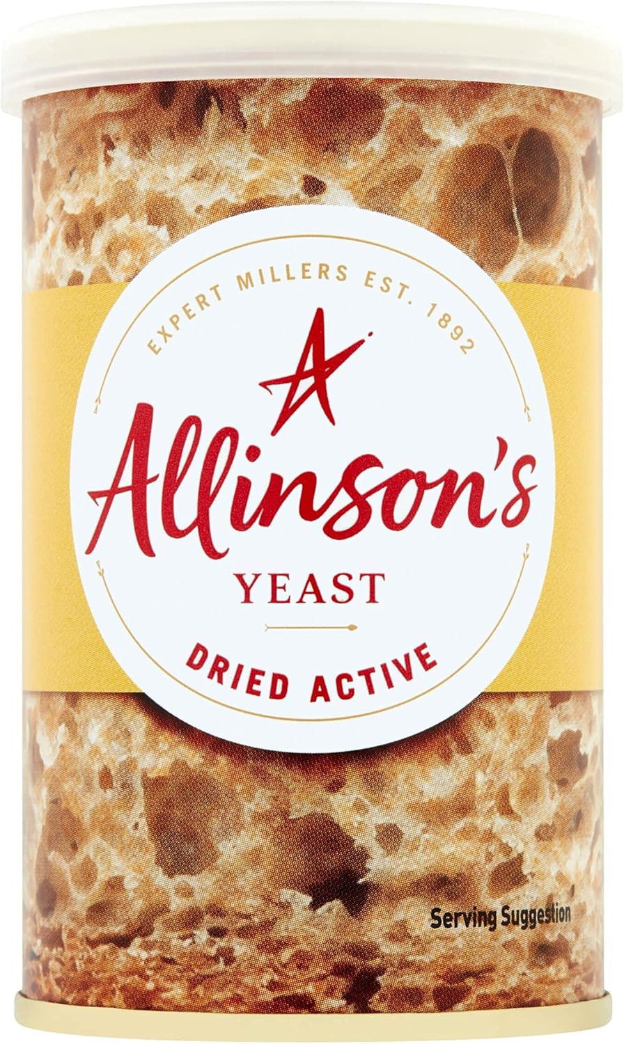 Allinson Dried Active Baking Yeast - 2 x 125gm