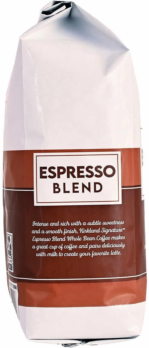 Kirkland Signature Whole Bean Coffee Espresso Blend, 1.13kg