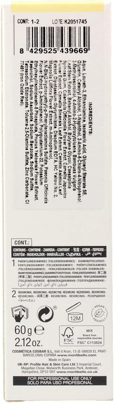 Montibello Dénuée Without Ammonia 6.44, one Size, 1 g (Paquete de 1)