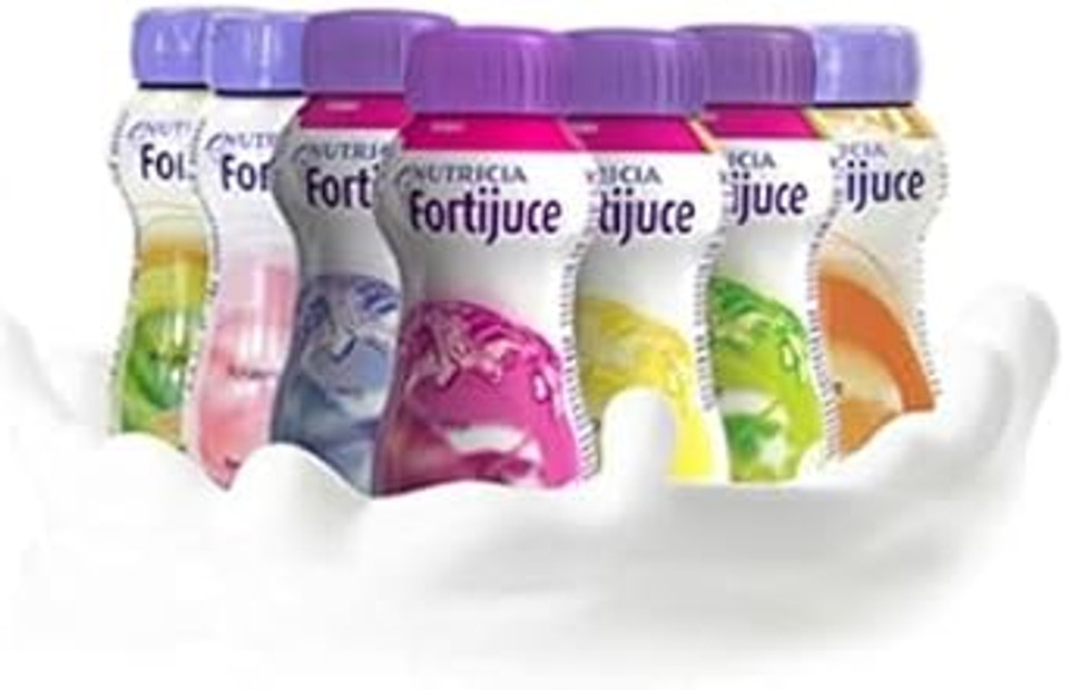 Fortijuce Assorted Flavour High Energy Juice Supplement 200ml Bottle, Pack of 24