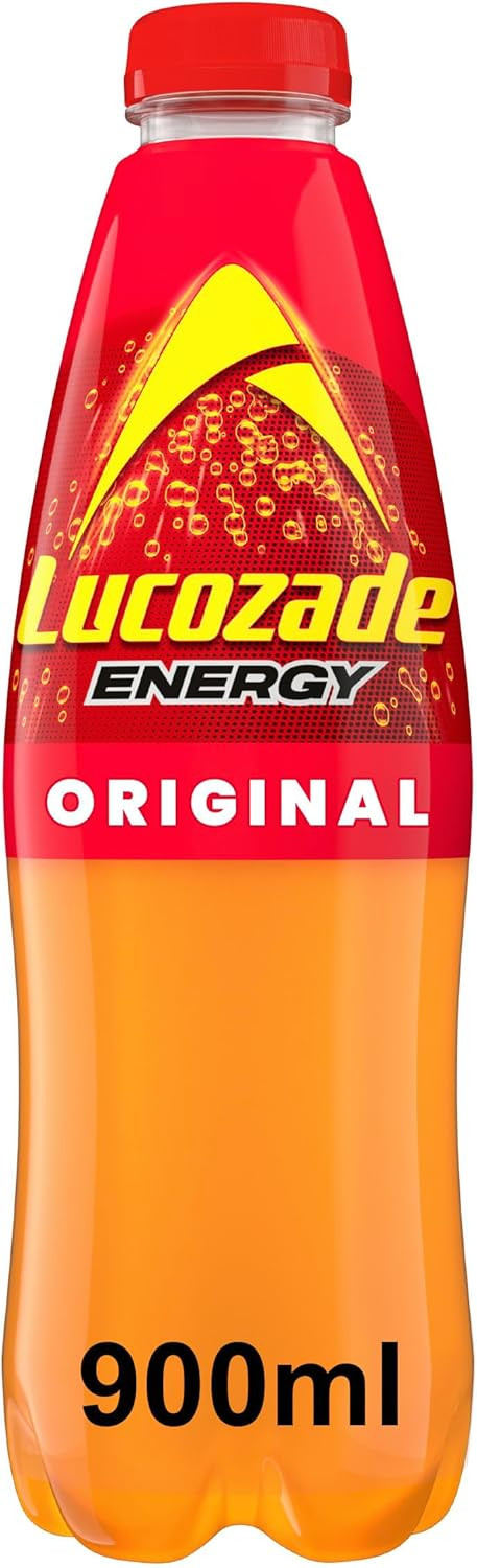 Lucozade Orange Flavour Energy Drink, 6 x 380ml