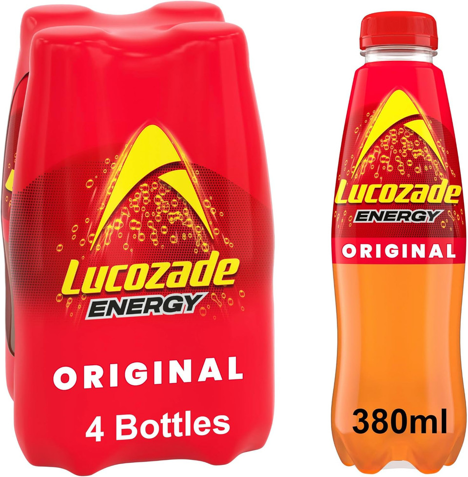 Lucozade Energy Original 380ml (Pack of 4)