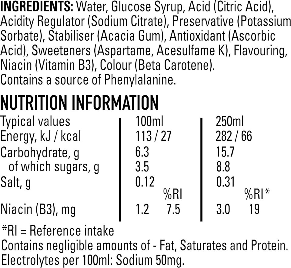 Lucozade Sport Body Fuel - Orange 12x500ml| Isotonic sports drink, with Electrolytes and Vitamin B3 | Still | Bursting with Flavour - Packaging May Vary Lucozade Sport Body Fuel - Orange 12x500ml| Isotonic sports drink, with Electrolytes and Vitamin B3 | Still | Bursting with Flavour - Packaging May Vary