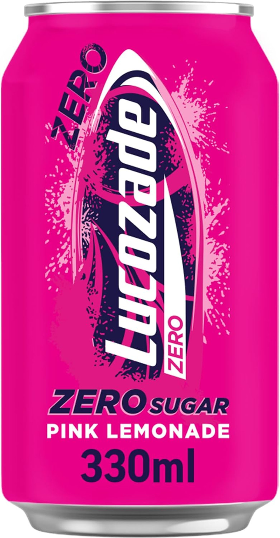 Lucozade Zero Pink Lemonade Can 5x330ml