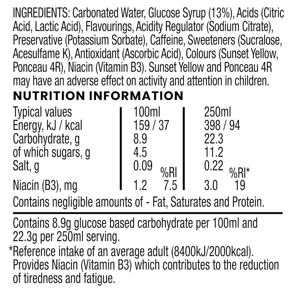Lucozade Energy Orange 900ml