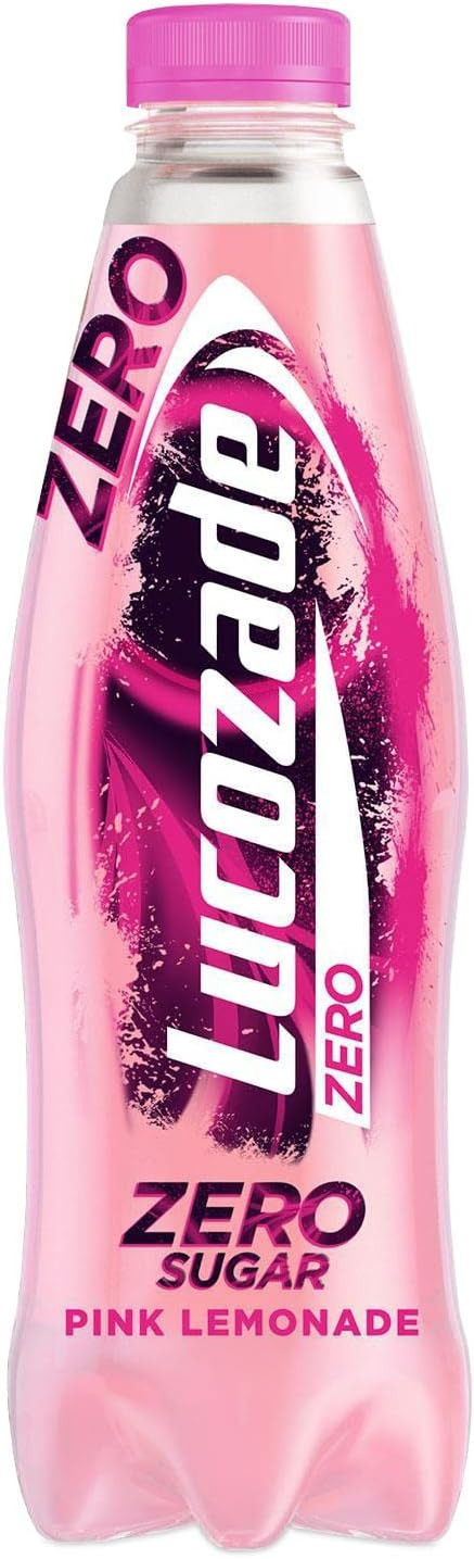 Lucozade Energy|Lucozade Zero Pink Lemonade 12 x 900ml