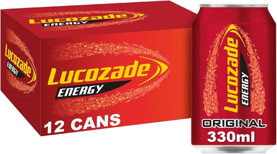 Lucozade Energy Drink Original 12x330ml multipack