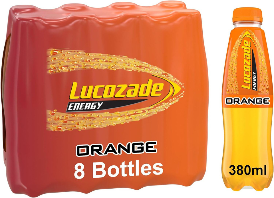 Lucozade Energy Orange 8 x 380ml Multipack