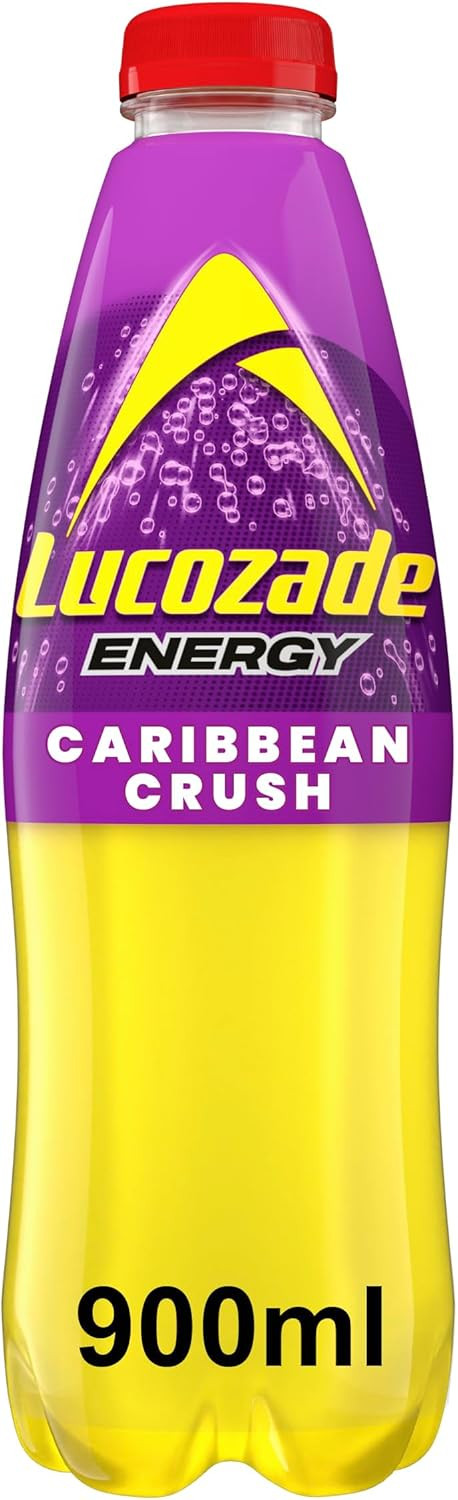 Lucozade Energy Caribbean Crush 900 ml (Pack of 10)