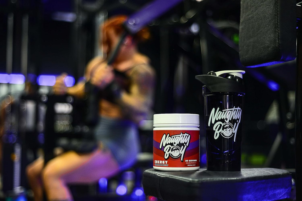 Naughty Boy High Energy Pre Workout Powder with Beta Alanine, Citrulline & Caffeine Supplements for Men & Women Clinically Dosed Energy Drink- 390g/30 Servings (Tropical Punch)