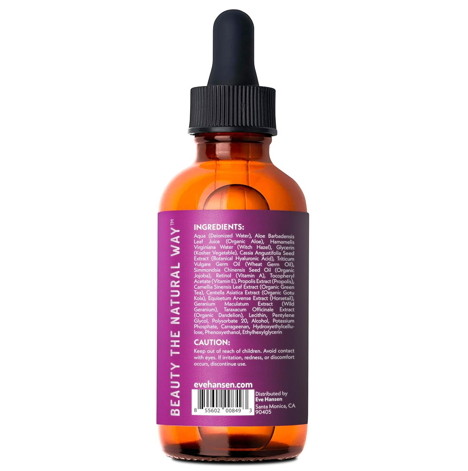 Eve Hansen Anti-Aging Retinol Serum For Face | Anti-Wrinkle Serum With Vitamin A, E, And Hyaluronic Acid | Acne Scar, Pore Minimizer Cruelty Free 2% Organic Retinol Night Serum (1 Oz) Eve Hansen Anti-Aging Retinol Serum For Face | Anti-Wrinkle Serum With Vitamin A, E, And Hyaluronic Acid | Acne Scar, Pore Minimizer Cruelty Free 2% Organic Retinol Night Serum (1 Oz)