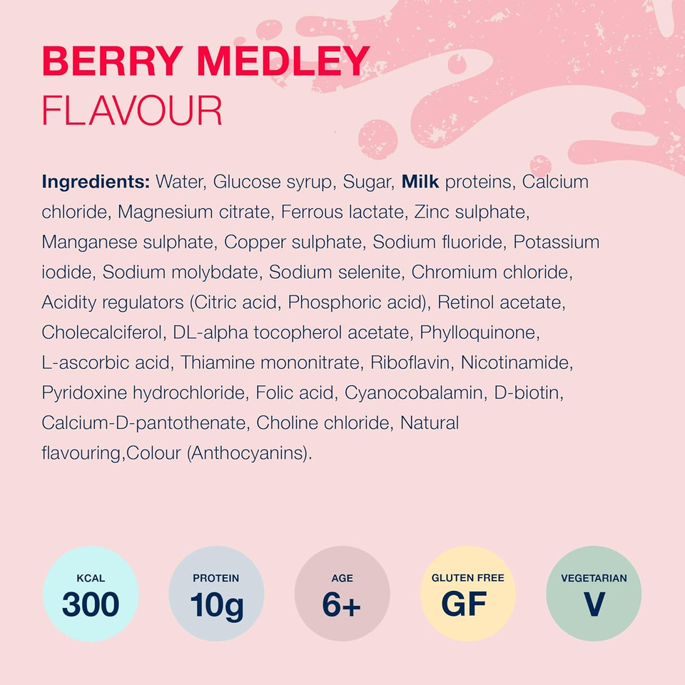 AYMES Actagain Juce - Juice-Style Nutritional Drink - Juicy Peach - 24 x 200ml Cartons - Gluten Free & Fat Free - Suitable for Adults and Children Aged 6+