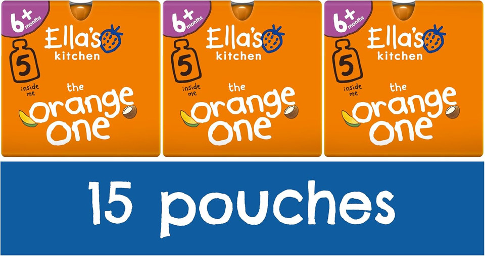 Ellas Kitchen Organic The White One Fruit Smoothie 4x90 g (Pack of 3, Total 12 Pouches) Ellas Kitchen Organic The White One Fruit Smoothie 4x90 g (Pack of 3, Total 12 Pouches)