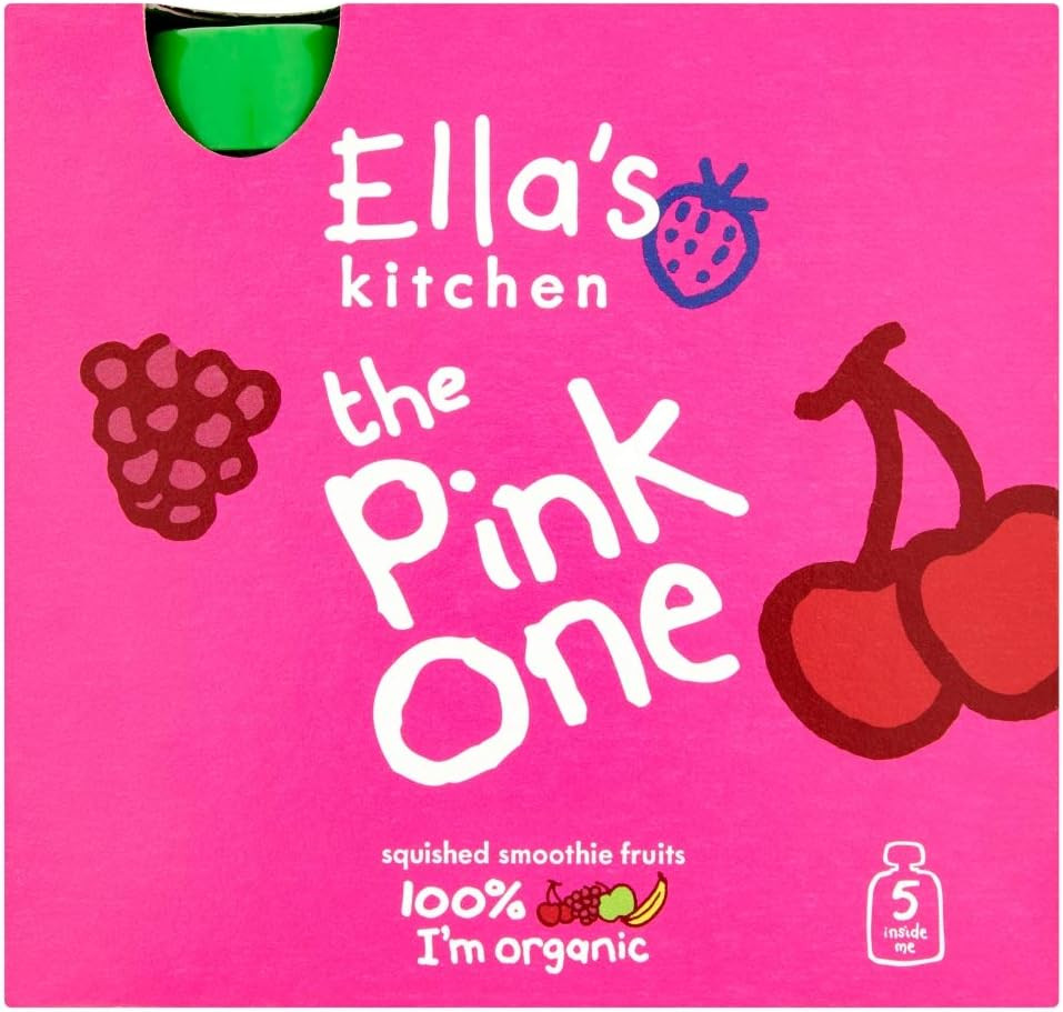 Ella's Kitchen The Purple One Fruit Smoothie, 5 x 90g