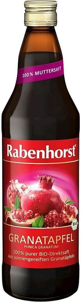 Pomegranate Juice 100% BIO 750 ml - RABENHORST