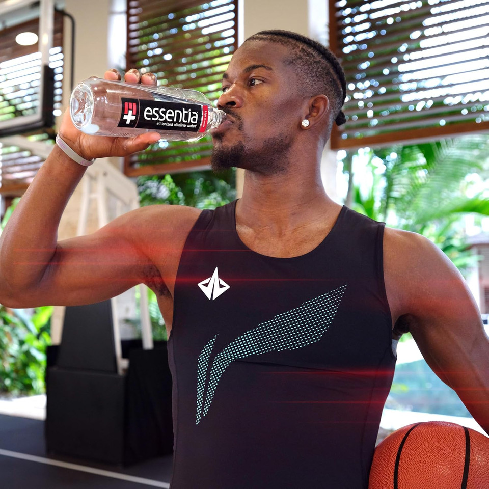 Essentia Water; 20-oz. Bottle; Ionized Alkaline Bottled Water; Electrolyte Infused for Smooth Taste; pH 9.5 or Higher; 99.9-Percent Pure, Overachieving H2O for the Doers and Believers