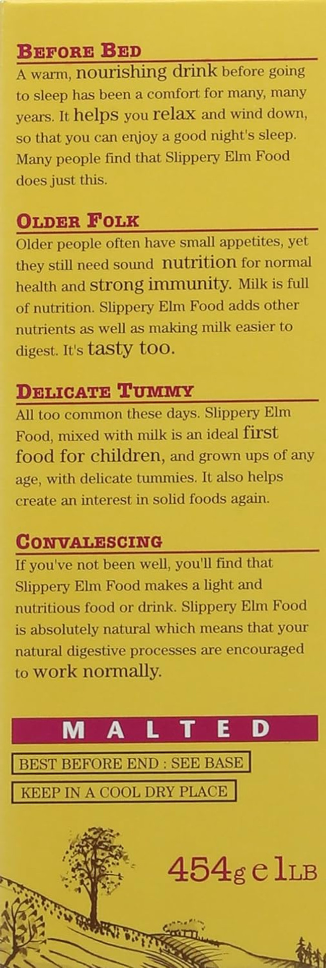 Thompson's Slippery Elm Malted Food 454 g