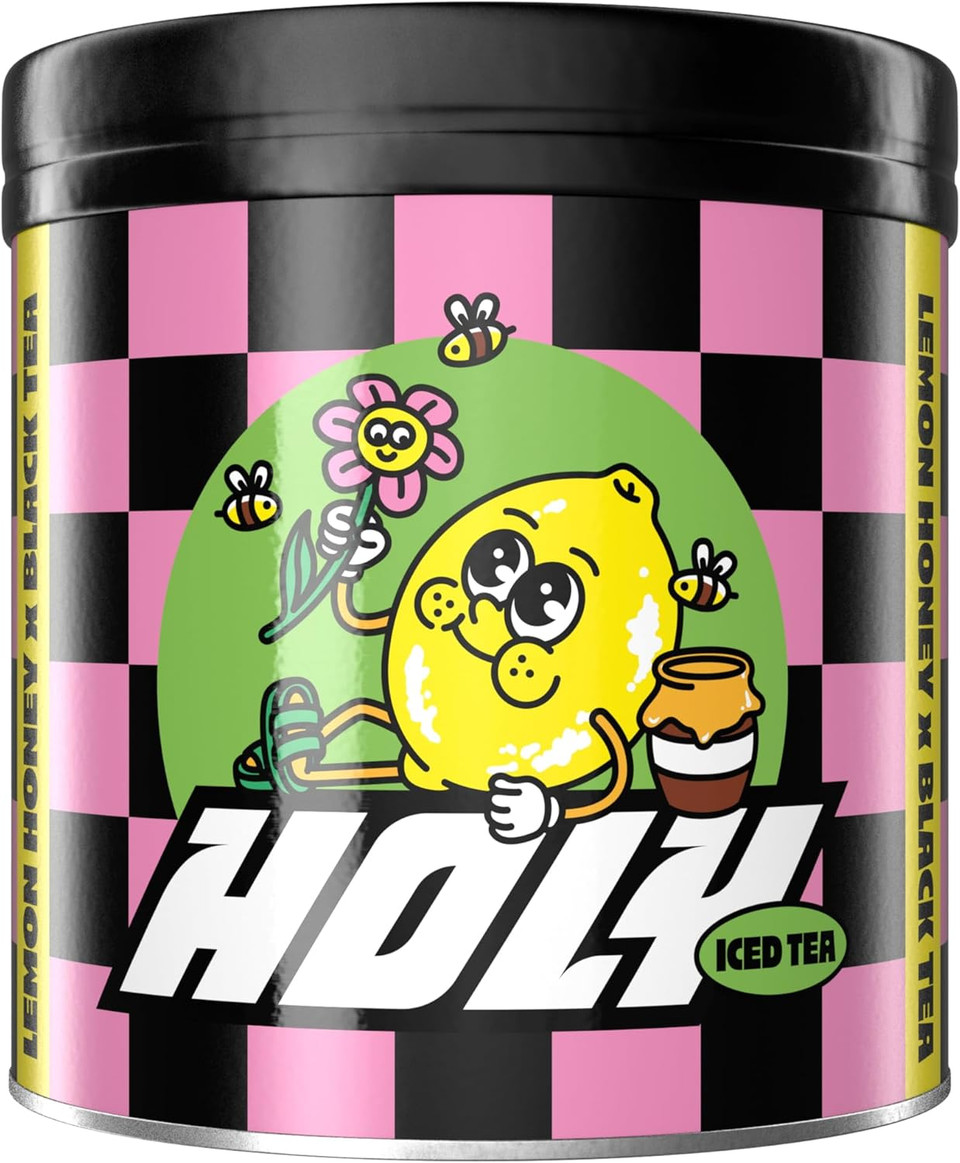 HOLY Iced Tea Acai x Hibiscus Tea | 50 portions with antioxidants & superfoods | Sugar-free iced tea with Relax formula | Vegan with 100% natural fruit flavours