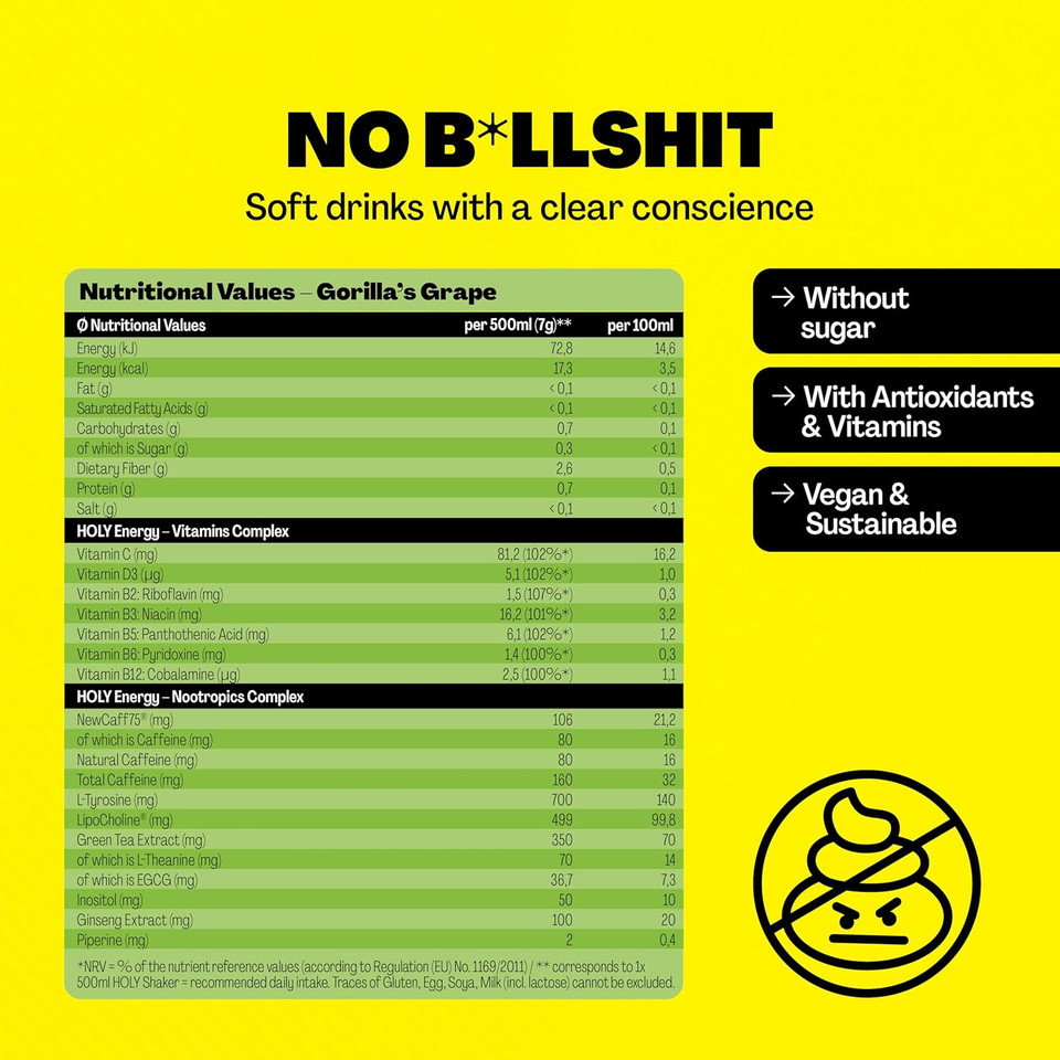 HOLY Iced Tea Starter Set - sugar-free Iced Tea | 2x7 portions with natural fruity flavour | with antioxidants & superfoods | vegan, real tea-based, 100% natural fruit flavours