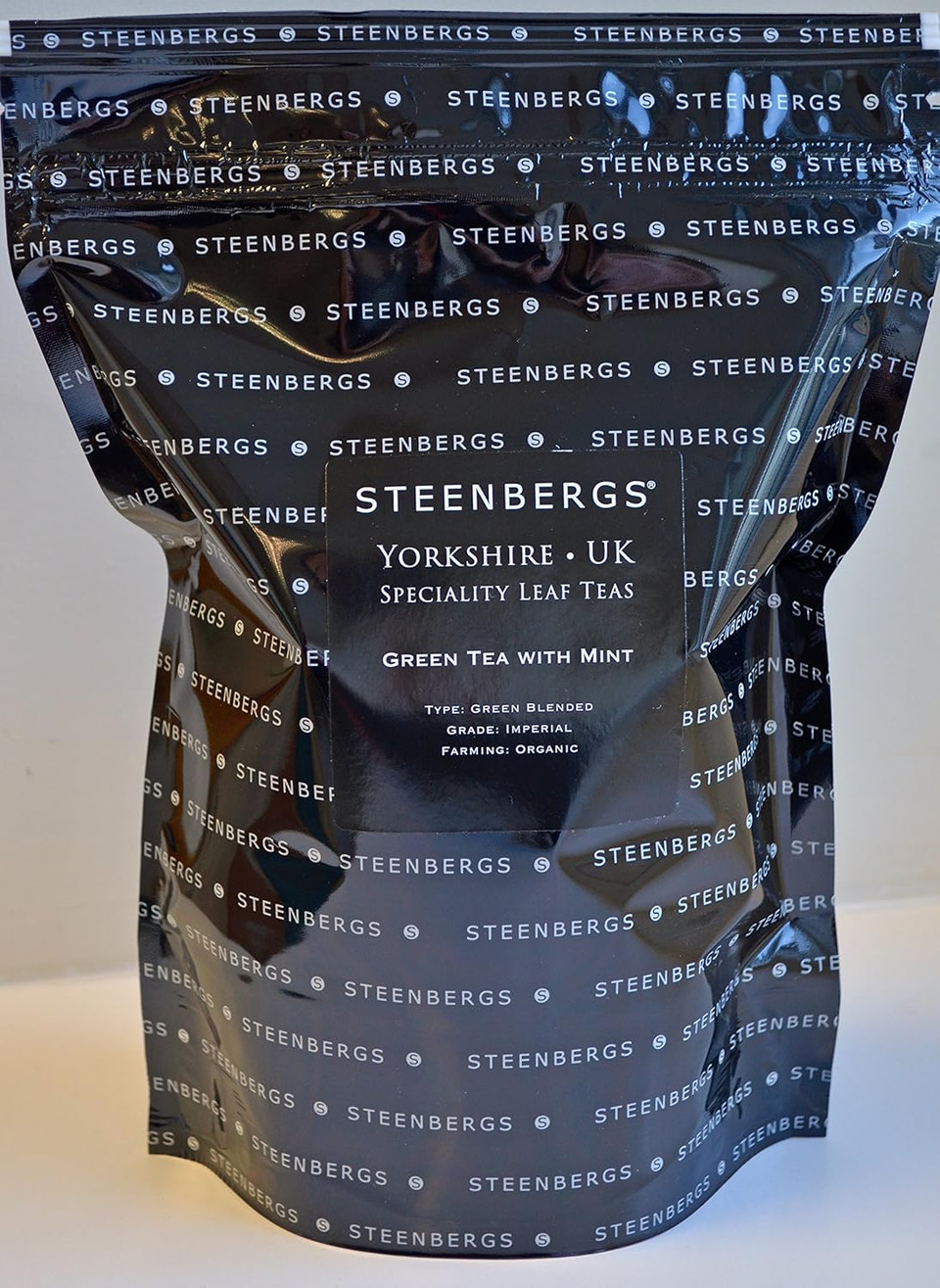 Steenbergs Organic Green Tea with Mint Loose Leaf Tea 250g