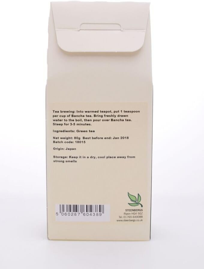 Steenbergs Bancha Green Tea Loose Leaf 50g