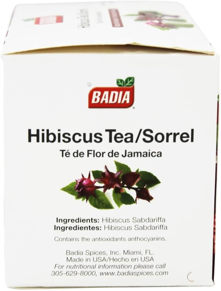 Badia Hibiscus Tea Bags Box Of 25 Bags